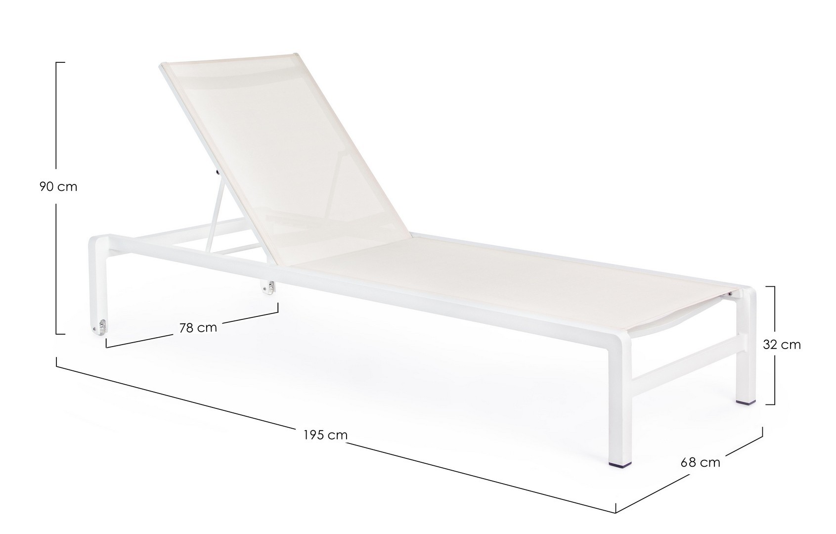 Tumbona Konnor Blanca 2