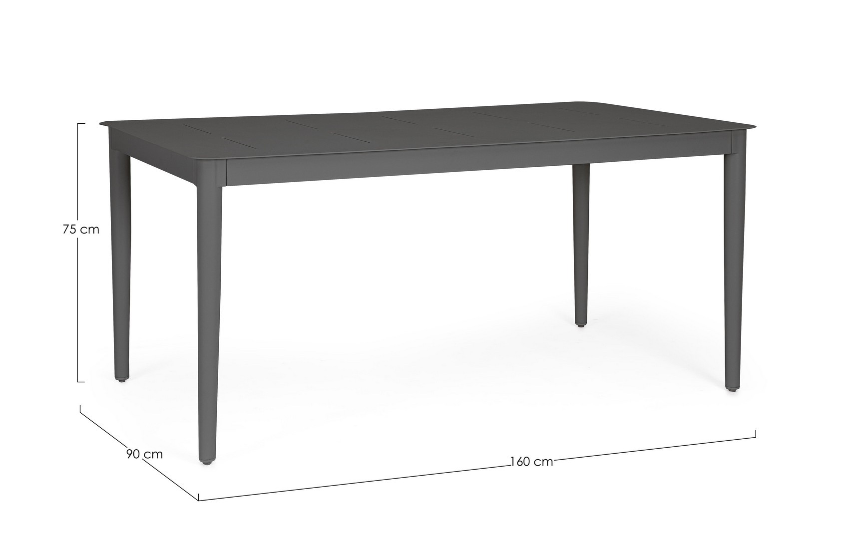 Lauko stalas NEBULA ANTHRACITE | namuideja.lt | lauko baldai