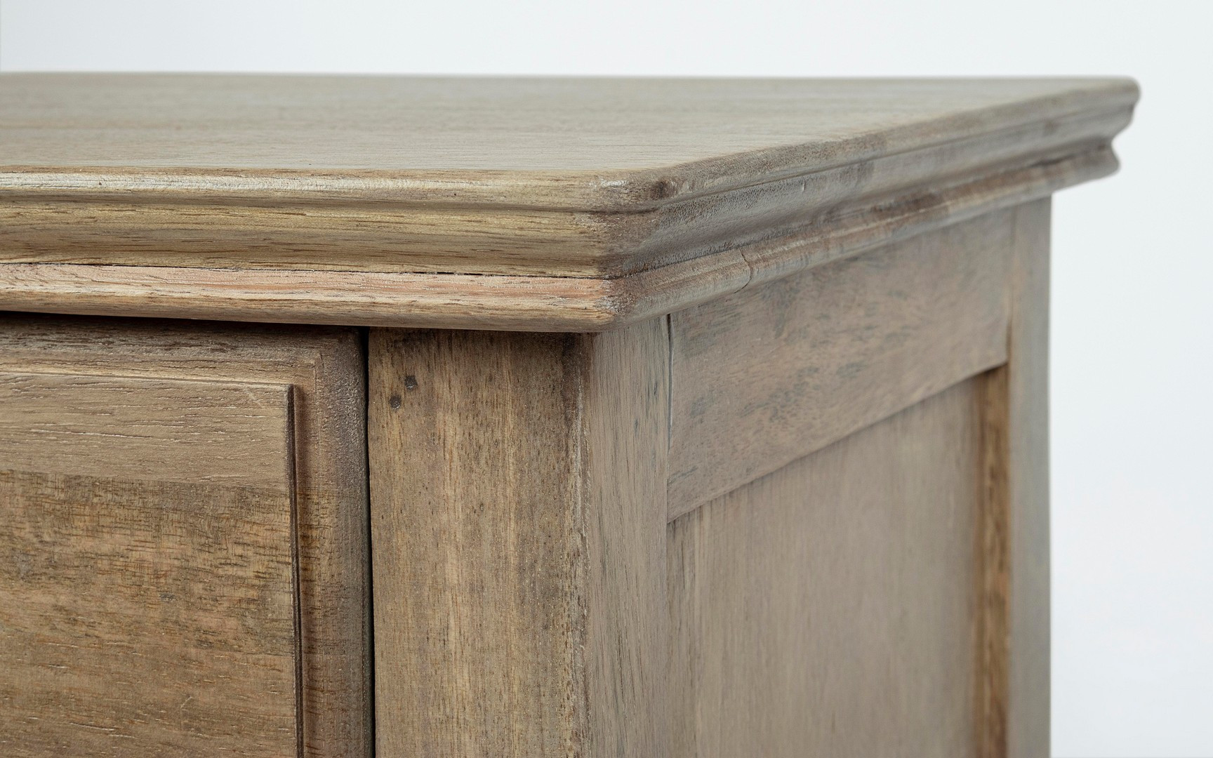 Mesita de noche Domitille de madera de mango con cajón